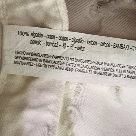 Zara Mom Fit Shorts Distressed High Rise Denim Jean Shorts - Picture 7 of 8